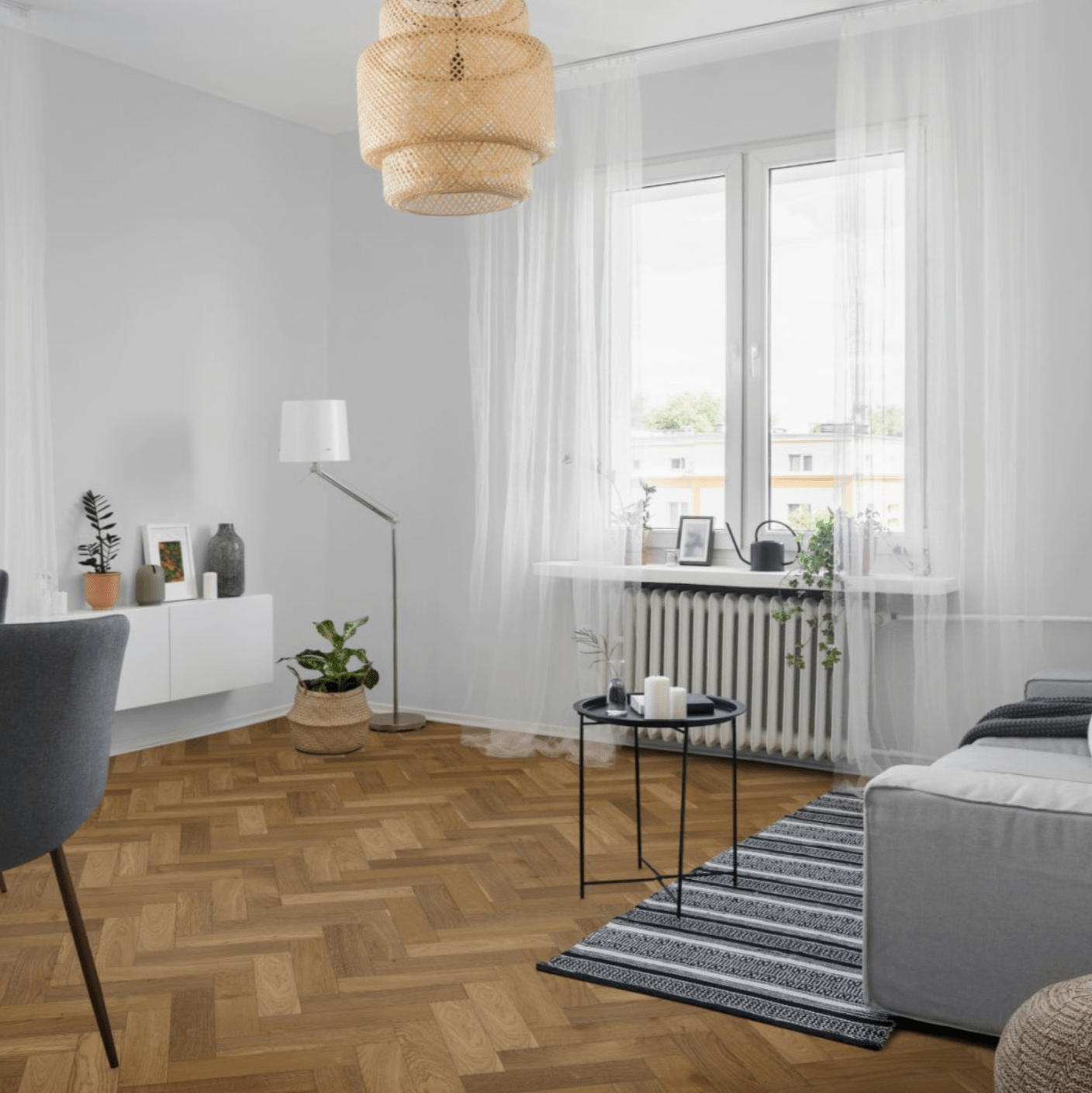 Toffee Oak 15/4 x 90mm Herringbone Engineered - Floor Street