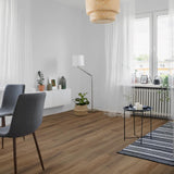 Uni Oak Straight Waterproof Click Vinyl - Floor Street