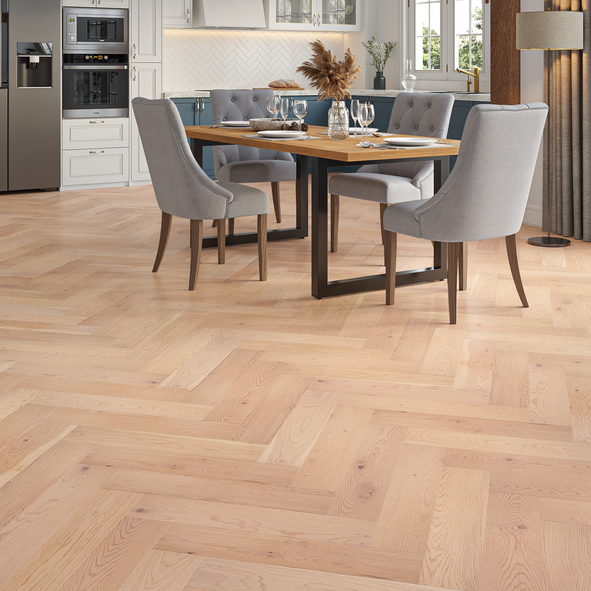 Valerian Herringbone Engineered - Floor Street