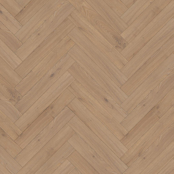 Warm Sand Oak 12mm Herringbone Laminate