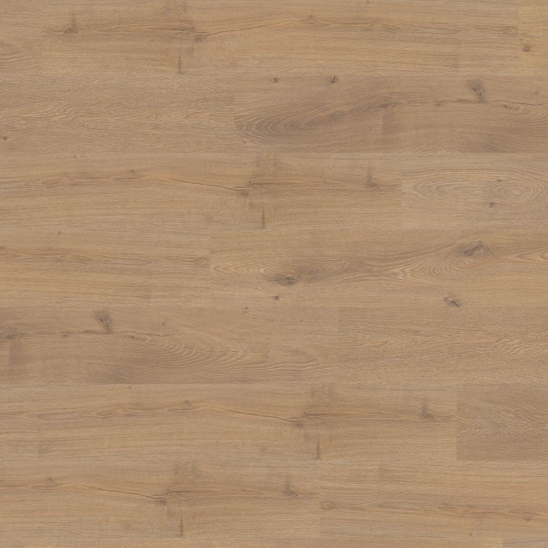 Warm Sand Oak 12mm Straight Laminate - Floor Street