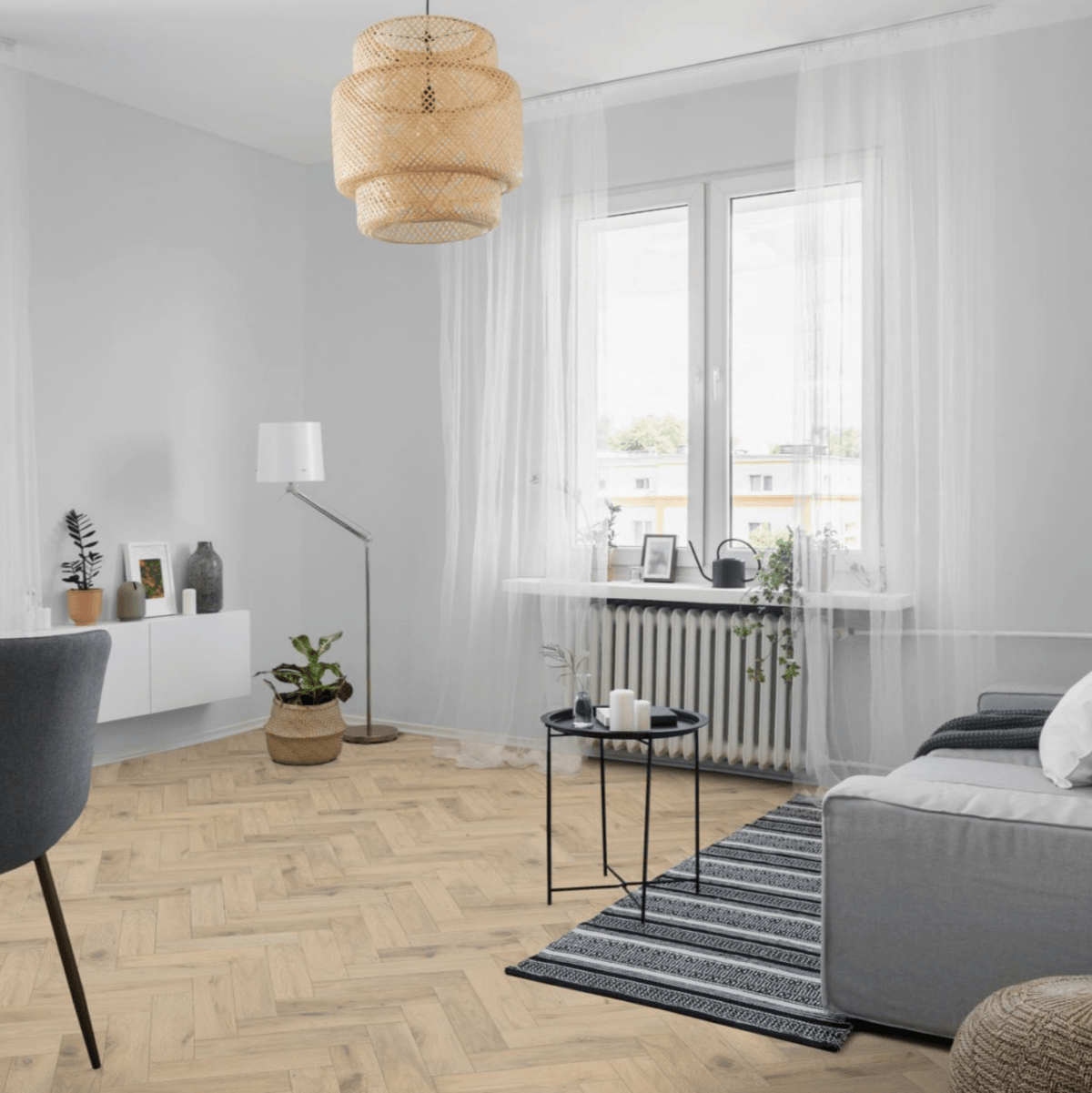 White Sundays 15/4 x 90mm Herringbone Engineered - Floor Street